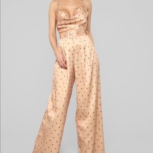 Fashion Nova Polka Dot Jumpsuit